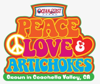 Ocean Mist Peace Love And Artichokes Sweepstakes - Ocean Mist Farms, HD Png Download, Transparent PNG