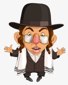 Jewish People Judaism Cartoon Illustration - Jew Illustration, HD Png Download, Transparent PNG