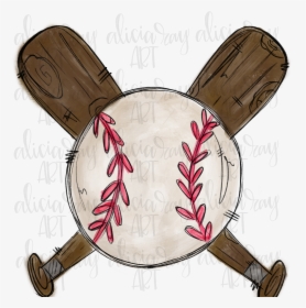 Baseball With Bats Example Image - Vintage Base Ball, HD Png Download, Transparent PNG
