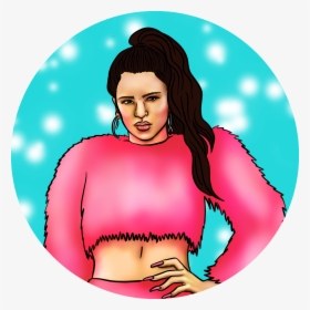 Transparent Ariana Grande Png Full Body - Rosalia Illustration Png, Png Download, Transparent PNG