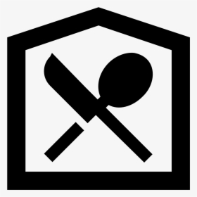 Restaurant Building Icon, HD Png Download, Transparent PNG