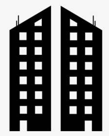 Palaces, City, Palazzo, Windows, Building Icon - Black Building Cartoon Png, Transparent Png, Transparent PNG