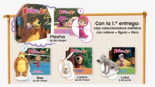 Coleccion Masha Y El Oso, HD Png Download, Transparent PNG