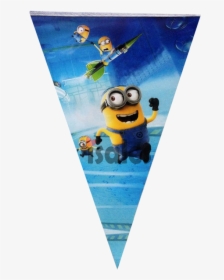 #isales #minion #theme #flag #pennant #happy #birthday - Minions, HD Png Download, Transparent PNG