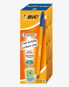 Bic Cristal Fine Ball Pen Orange Green - Bic Cristal Gel Medium, HD Png Download, Transparent PNG