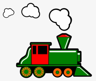 Train Rail Transport Steam Locomotive Clip Art - Toy Train Clip Art, HD Png Download, Transparent PNG