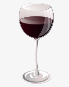White Wine Red Wine Champagne Clip Art - Vintage Wine Glass Transparent, HD Png Download, Transparent PNG