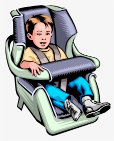 Child Passenger Safety Week Clipart - Child In Safety Seat Clipart, HD Png Download, Transparent PNG