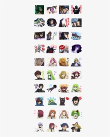 Code Geass Lelouch Of The Rebellion Line Sticker Gif - Lelouch Vi Britannia Stikers, HD Png Download, Transparent PNG