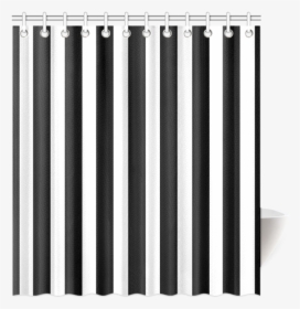 Black And White Stripes Cool Design Shower Curtain - Musical Keyboard, HD Png Download, Transparent PNG