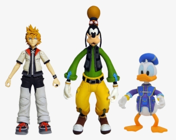 Transparent Goofy Png - Roxas Kingdom Hearts Figure, Png Download, Transparent PNG