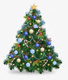 #christmas Tree #blue Christmas #ornament - Christmas Tree Images Png, Transparent Png, Transparent PNG