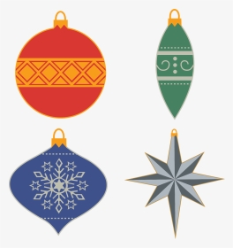Ornaments, Christmas Ornaments, Christmas, Holiday - Vector Christmas Ornaments, HD Png Download, Transparent PNG