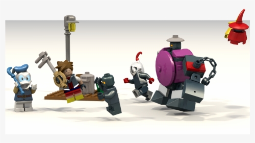 Transparent Roxas Png - Lego Kingdom Hearts Moc, Png Download, Transparent PNG