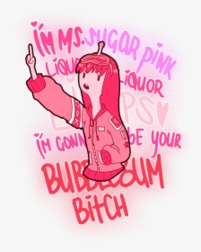 Adventure Time And Princess Bubblegum Image - Illustration, HD Png Download, Transparent PNG