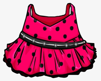 Clipart Clothes Polka Dot - Club Penguin Dresses, HD Png Download, Transparent PNG