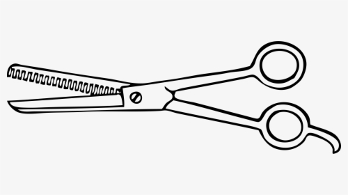 Clipart Scissors Vector - Thinning Scissors Clipart, HD Png Download, Transparent PNG