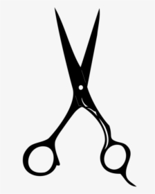 Hair Scissors Png - Barber Scissors Logo Png, Transparent Png, Transparent PNG