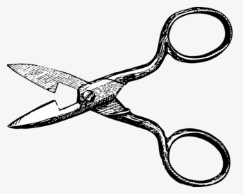 Scissors Free Pictures On Pixabay Clip Art - Buttonhole Scissor Clipart, HD Png Download, Transparent PNG