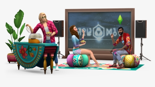 Sims 4 Movie Hangout Stuff, HD Png Download, Transparent PNG
