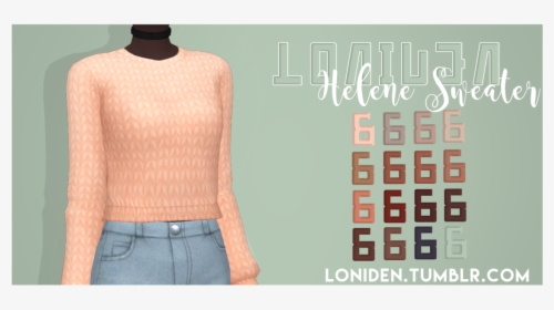 Sims 4 Mm Sweater, HD Png Download, Transparent PNG