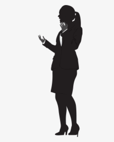 Woman Silhouette - Силуэт Пары Влюбленной Png, Transparent Png, Transparent PNG