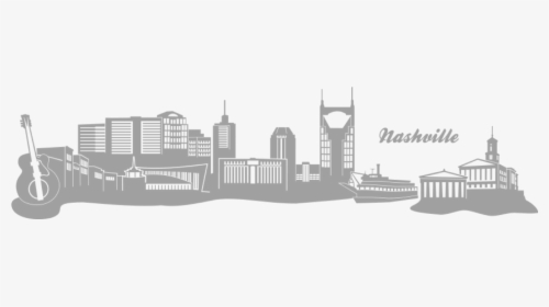 Nashville Skyline Silhouette Png - Nashville Skyline Transparent, Png Download, Transparent PNG