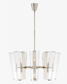 Alpine Medium Chandelier In Polished Nickel With Clear - Arn 5310pn Cg, HD Png Download, Transparent PNG