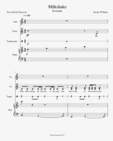 Transparent Riverdale Png - Partition Piano Riverdale, Png Download, Transparent PNG