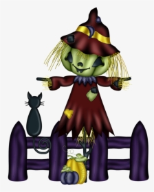 Scarecrow Transparent Thanksgiving - Cartoon, HD Png Download, Transparent PNG