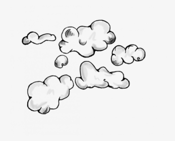 How To Draw Clouds With Chalk Pastel In Autocad And - Dark Clouds Illustration Png, Transparent Png, Transparent PNG