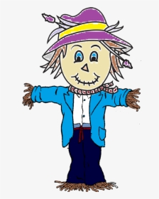 Transparent Scarecrow Png - Scarecrow Clipart Black And White Free, Png Download, Transparent PNG