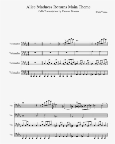 Alice Madness Returns Piano Sheet, HD Png Download, Transparent PNG