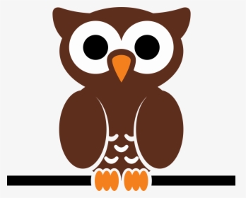 Black And White Owl Clip Art Apps Directories - Great Horned Owl Cartoon, HD Png Download, Transparent PNG