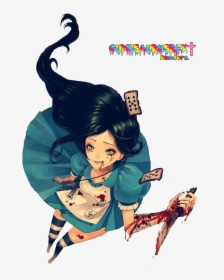 Alice Madness, Blue Dress, - American Mcgee's Alice Dibujar, HD Png Download, Transparent PNG