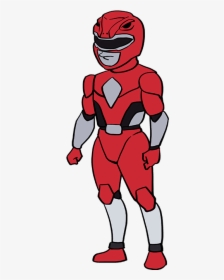 How To Draw The Red Ranger From Power Rangers - Power Rangers Drawing Easy, HD Png Download, Transparent PNG