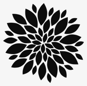 Clip Art Vector Graphics Flower Illustration Silhouette - Flower Vector Black Png, Transparent Png, Transparent PNG