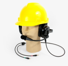 Hard Hat With Headphones, HD Png Download, Transparent PNG