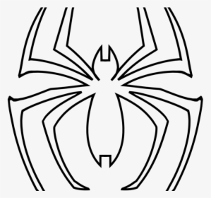Download Free Printable Spiderman Pumpkin Stencil Designs - Spiderman Logo Coloring Pages, HD Png Download, Transparent PNG