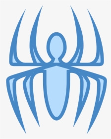 Spider Man Computer Icons Symbol - Spiderman Logo Blue Transparent, HD Png Download, Transparent PNG