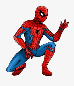 Spiderman Old Classic Costume Clipart Free Icons And - Spider Man Classic Png, Transparent Png, Transparent PNG