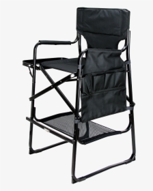 Ver Beauty Black Tall Aluminum Director Chair With - Chair, HD Png Download, Transparent PNG