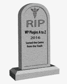 Rip Wp Plugins A To Z - Headstone, HD Png Download, Transparent PNG