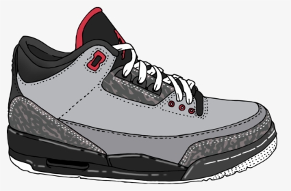 Air Jordan 3 “stealth” - Sneakers, HD Png Download, Transparent PNG