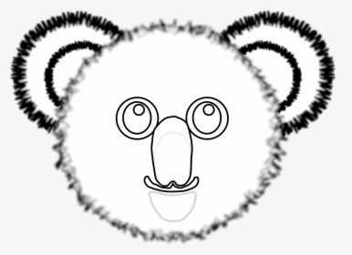 Clip Arts Related To - Koala Bear Face Colouring, HD Png Download, Transparent PNG