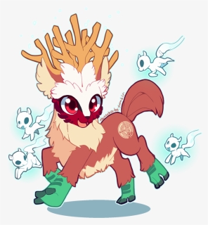 Forest Spirit Princess Mononoke Cute, HD Png Download, Transparent PNG