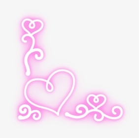 Clipart Free Cora Ao Neon - Neon Hearts Png, Transparent Png, Transparent PNG