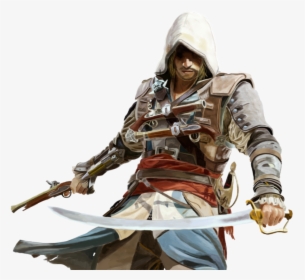 Edward Kenway Png - Assassin's Creed Black Flag Render, Transparent Png, Transparent PNG