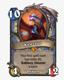 Kalecgos Hearthstone Rise Of The Shadows Expansion - Kalecgos Hearthstone, HD Png Download, Transparent PNG