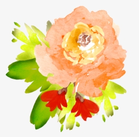 Floral Clipart Watercolor - Transparent Flower Clipart Png Watercolor, Png Download, Transparent PNG
